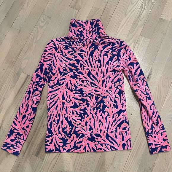 Lilly Pulitzer XXS Popover Coral Reef Skipper Full Zip - Picture 8 of 8
